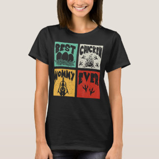 Retro Vintage Beste Kip Mama Ooit  Boerenfamilie T-shirt