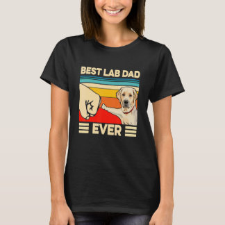 Retro Vintage Beste Lab Pa Ooit Vaderdag T-shirt