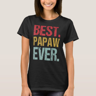 Retro Vintage Beste Papaw Ooit Nieuw Papa Leven Va T-shirt