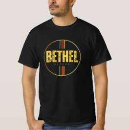 Retro vintage Bethel Stad Alaska State 70s Groovy T-shirt
