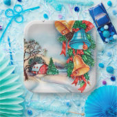 Retro vintage boerderij party bord (Feest)