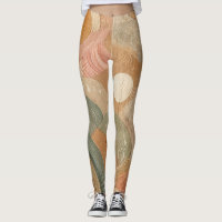 Retro Vintage Boheemse Aardse Abstracte Ontwerp