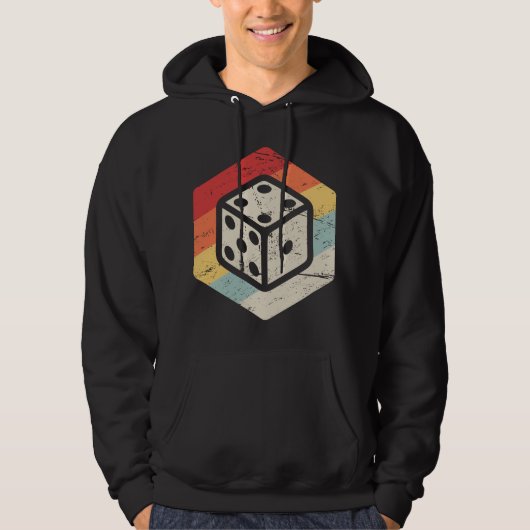 Retro Vintage Bordspel er Hoodie (Voorkant)