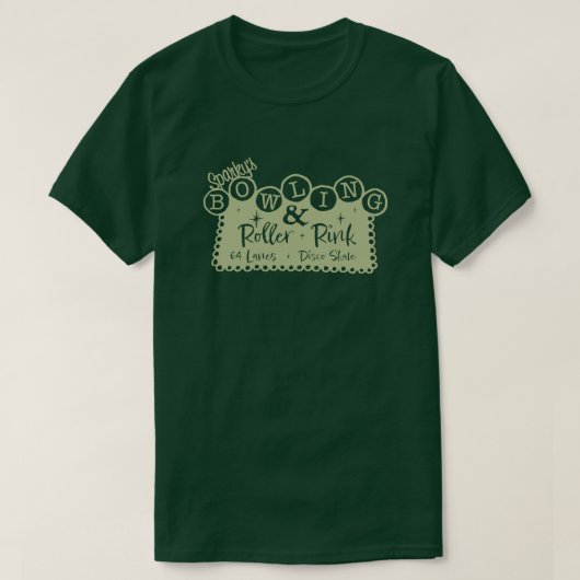 Retro Vintage Bowling T-shirt (Design voorkant)