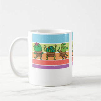 Retro Vintage Cactus Gardening Fun Koffiemok