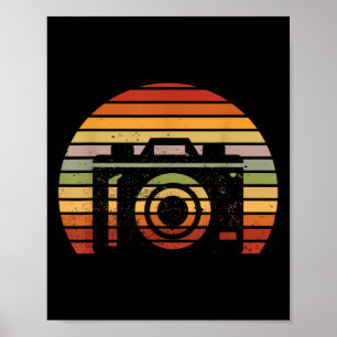 Retro Vintage Camera Beeld Cameraman Fotografie Poster