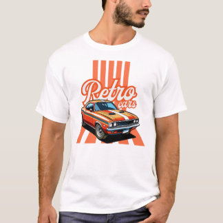 retro vintage cars classic t-shirt