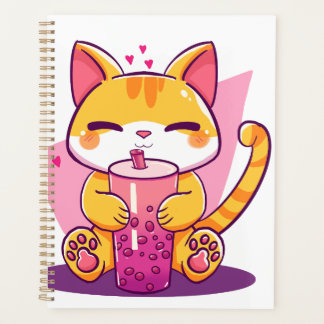 Retro Vintage Cat Planner