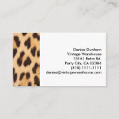 Retro Vintage Cherry Print Visitekaartje (Achterkant)