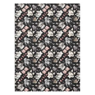 Retro Vintage Chibi Bulldog MMA Mixed Martial Arts Tafelkleed