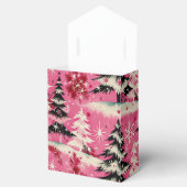 Retro Vintage Christmas: 1950's Pink Xmas Bedankdoosjes (Geopend)