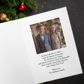 Retro Vintage Christmas Wreath & Ornaments Funny   Kaart