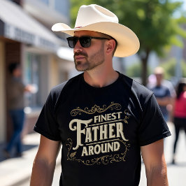 Retro Vintage Cool Elegante Typografie Vaderdag T-shirt