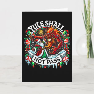 Retro Vintage Creepmas Yule Zal Niet P Tovenaar Si Kaart
