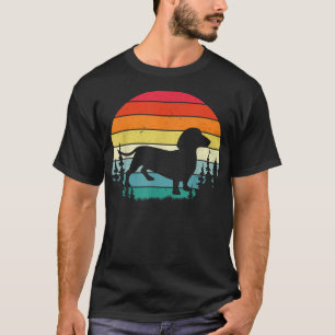 Retro Vintage Dachshund Dog Lover Gift Men Women T T-shirt