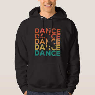 Retro Vintage Dans Cadeau Voor Dansers Hoodie