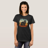 Retro Vintage Design Ragamuffin Kat T-shirt (Voorkant volledig)