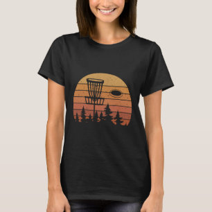 Retro Vintage Discgolfspelers Vliegende Disc Golfe T-shirt