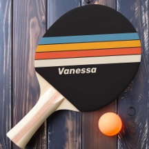 Retro Vintage Donkere Regenboog Gestreept met Naam