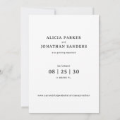 Retro vintage elegante fotocollage bruiloft save the date (Achterkant)