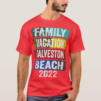 Retro Vintage Family Vacation 2022 T-shirt