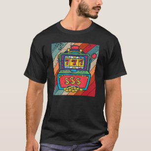 Retro Vintage Fruitaut Gokker Casino T-shirt