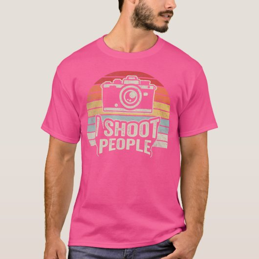 Retro Vintage Funny Photographer Camera Shirt I Sh (Voorkant)