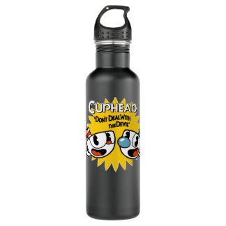Retro Vintage Game Cuphead Run And Shoot Gift For Waterfles