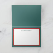 retro vintage general shopping  feestdagen kaart (Binnen)