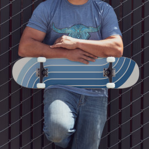 Retro Vintage Geometrisch Design Jaren 70 Persoonlijk Skateboard