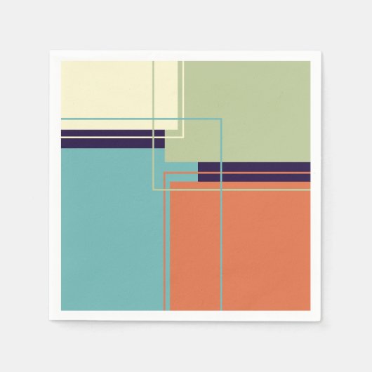 Retro Vintage Geschenk Geburtstag Servet (Voorkant)