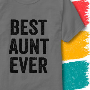 Retro Vintage Geweldige Tante Grafisch Beste Tante T-shirt