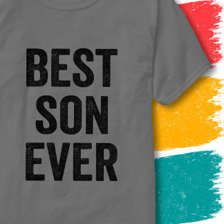 Retro Vintage Geweldige Zoon Grafisch Beste Zoon O T-shirt