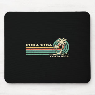 Retro Vintage Gezinsvakantie Costa Rica Pura Vida Muismat