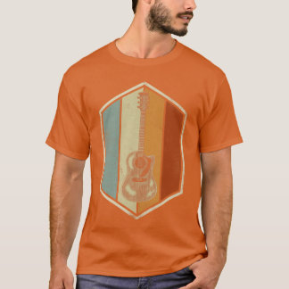 Retro Vintage Gitaarspeler Cadeaus Gitarist Muziek T-shirt
