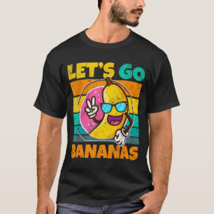 Retro Vintage Grappige Banaan Meme Laat Los Banaan T-shirt