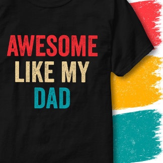 Retro Vintage Grappige Spreuk Geweldig Net Als Mij T-shirt