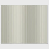 Retro Vintage Green Stripes Cadeaupapier (Vlak)