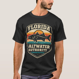 Retro Vintage Grote Mond Baars Vissen Cadeau Voor  T-shirt