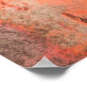 Retro vintage grunge textureabstract, art, home de poster (Hoek)