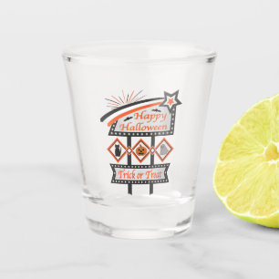 Retro Vintage Halloween Bord – Trick or Treat Shot Glas