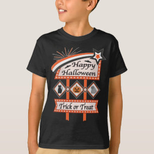 Retro Vintage Halloween Bord – Trick or Treat T-shirt