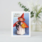 Retro Vintage Halloween heel Halloween Feestdagenkaart (Staand voorkant)