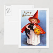 Retro Vintage Halloween heel Halloween Feestdagenkaart (Voorkant / Achterkant)