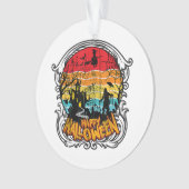 Retro Vintage Halloween - Oude Halloween Ornament (voorkant)