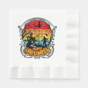 Retro Vintage Halloween - Oude Halloween Servet