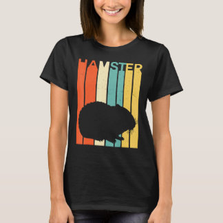 Retro Vintage Hamster Silhouet Hamster Hamster O T-shirt