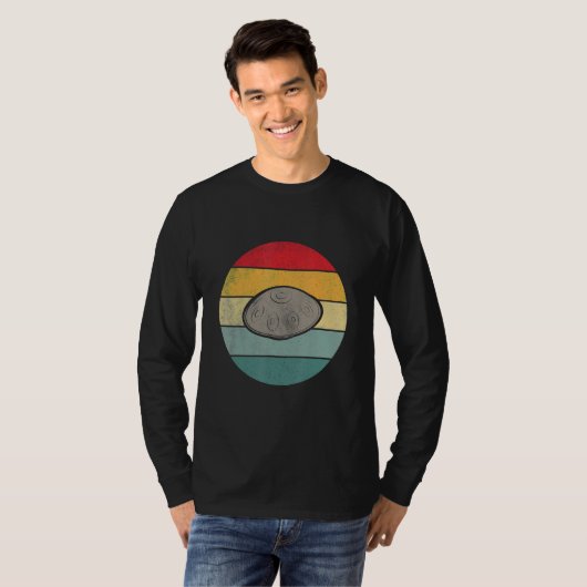 Retro Vintage Handpan T-shirt (Voorkant volledig)
