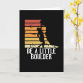 Retro vintage hiking kaart (Gele Bloem)