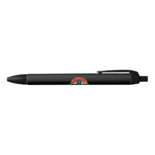 Retro Vintage Hooglandrund Zwarte Inkt Pen